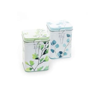 Zwei 150g Teedosen mit Bügelverschluss