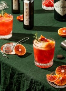 Cold Drink mit Blutorange