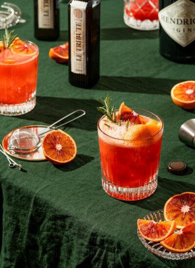 Cold Drink mit Blutorange